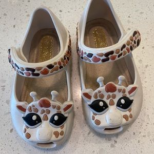 Mini Melissa Giraffe Shoes Toddler Size 5